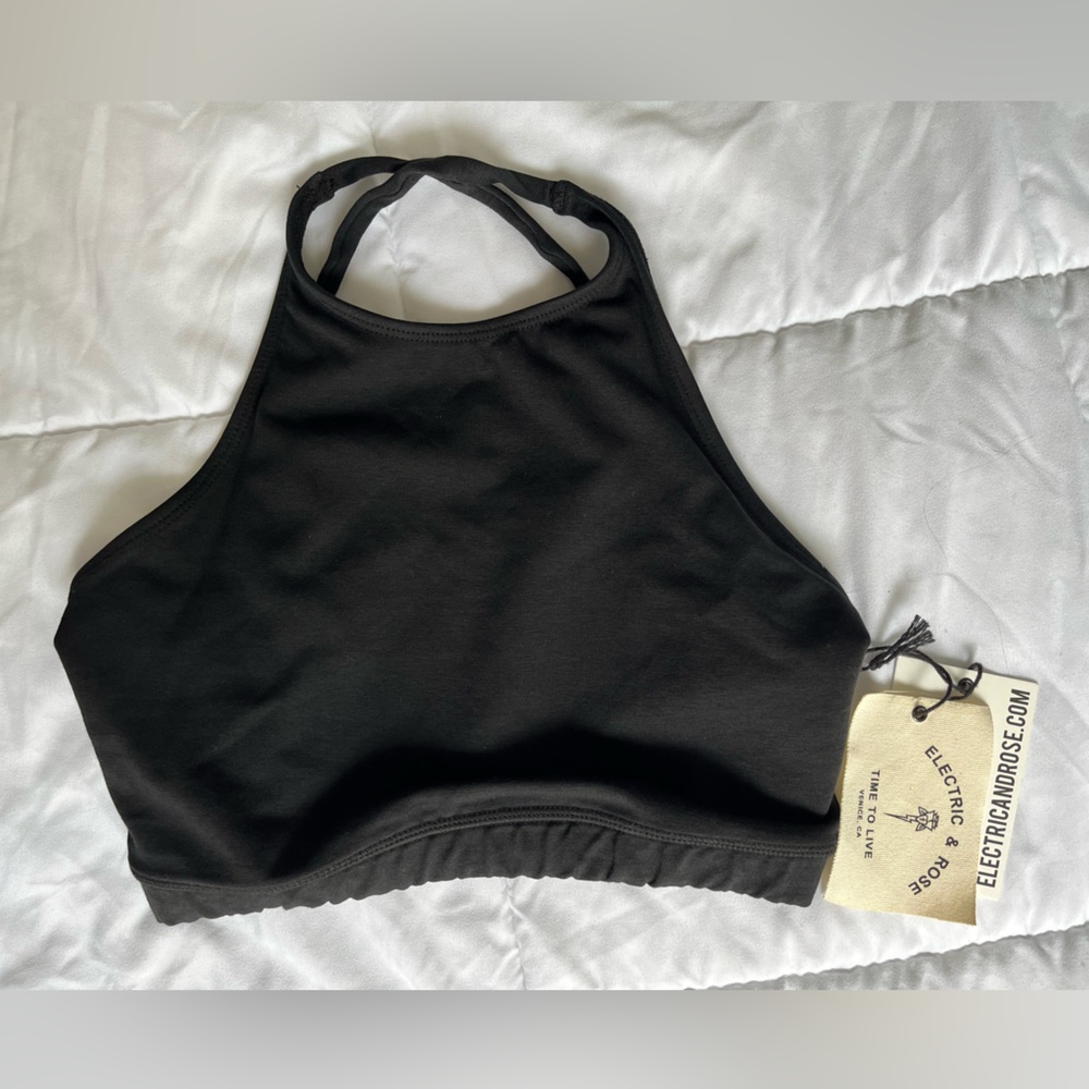 Electric & Rose Crop Tank